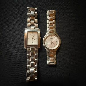 Silver Kenneth Cole and Fossil Watches
